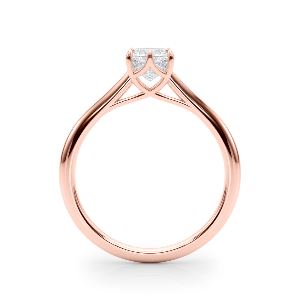 Grace Cushion Diamond Solitaire Engagement Ring-VIRABYANI